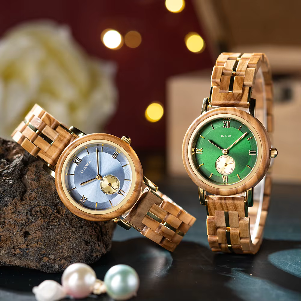 Holzuhr Lunaris - Limited Edition