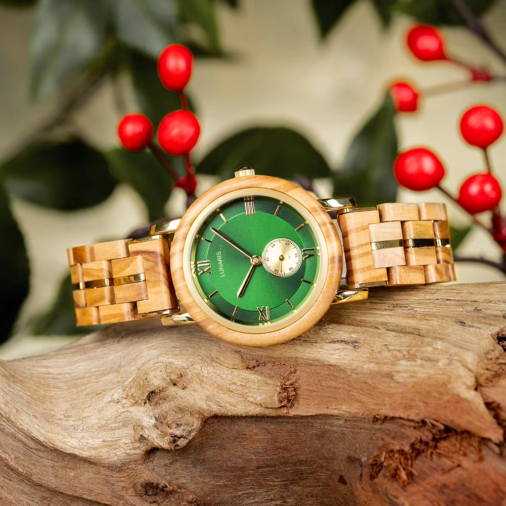Holzuhr Lunaris - Limited Edition