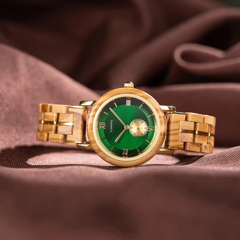 Holzuhr Lunaris - Limited Edition